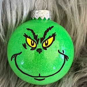 The Grinch Inspired Christmas Ball Ornament